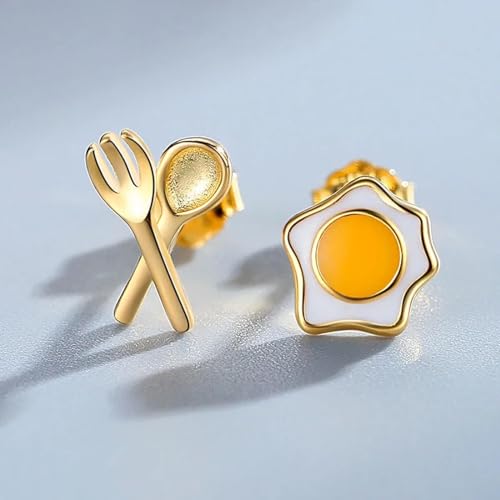 Boucles d'oreilles étalons femmes en finition or blanc durable - 2