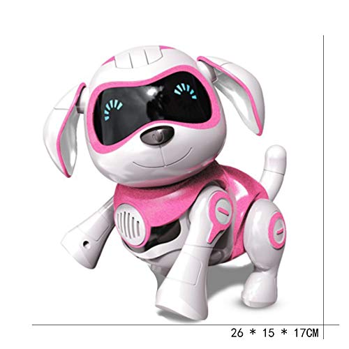 poi Cachorro Robô Sem Fio, filhote pequeno interativo, com caminhada, expressão divertida, robô que