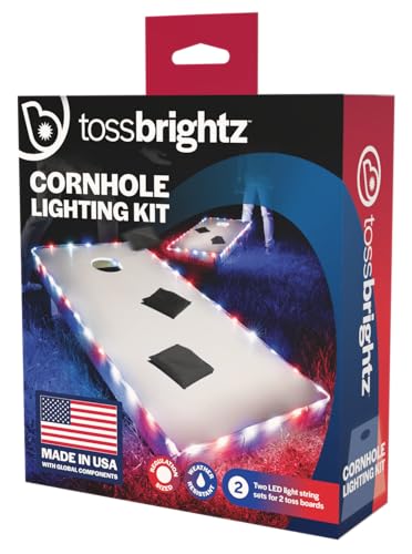 Image of TossBrightz LED Cornhole Lights (Set of Two) - Weather Resistant Kit
