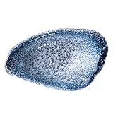 CALLARON Plato De Guarnición Cerámico Azul, Resistente Para Salsa y Vinagre, Recipiente Multiusos Para Condimentos, Apto Para Servir y Almacenar, Tamaño Pequeño Para Cocina y Mesa