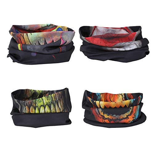Image of Elastic Headwear Bandana Headband Half Face Mask Scarf Neck UV Sun Protection