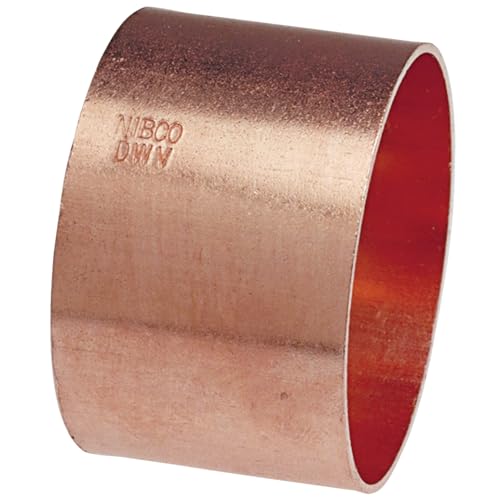 Image of NIBCO Fig No 901-RP, 3 in. Copper DWV Repair Coupling (No Stop), Cup x Cup, Solder