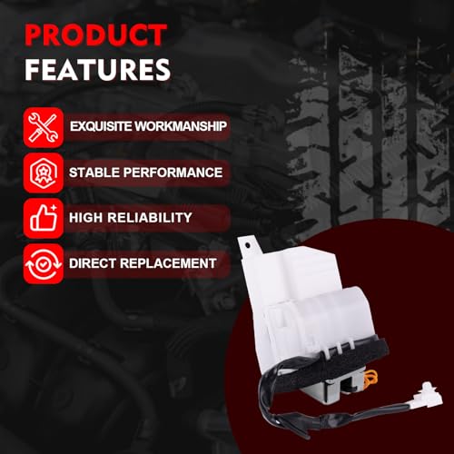 Image of 69110-35080 Tailgate Hatch Door Lock Actuator Compatible for Toyota 4Runner 2010-2019,Rear Trunk Lid Latch,Replace 69110-35080 69110-35082