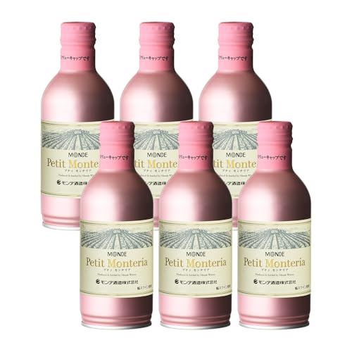 プティモンテリア ロゼスパークリング 290ml 6本入 缶 ワイン モンデ酒造 果実酒 酒 お酒 ギフト 贈り物 北国からの贈り物のサムネイル