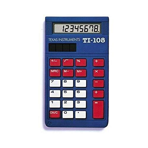 Texas Instruments TI-108 Solar Power Calculator/Teacher’s Kit (set of 10) by Texas Instruments - Used condition - US$88.99