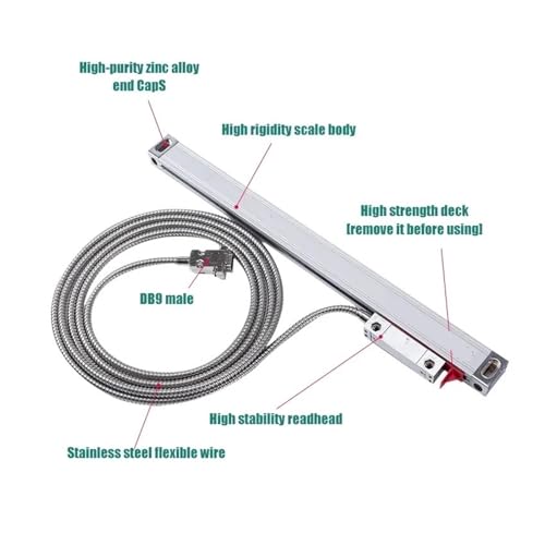 Escala Lineal Digital SNS-3V para Torno y Fresadora miniatura 6