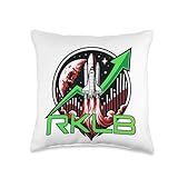 RKLB | Rocket | Lab Throw Pillow