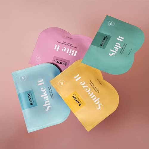 Bawdy Squeeze It - Citrus Beauty Butt Mask - Illuminating + Rejuvenating Bum Mask - 2 Sheets, One For Each Cheek - Clean Beauty Mask For Your Butt (2 Sheets - Single Use) #TOP6