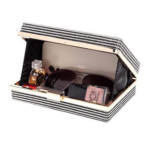 Image of Women Retro Crossbody Bag Rhinestone Fun Unique Evening Clutch Purses for Women