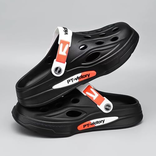 Newly Fashion EVA Men‘s Slippers with Non Slip Shoelace, Quick-drying Closed-toe styles Sandals for Indoor Outdoor Walking Summer Beach Slides2