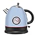 Czajnik elektryczny ze stali nierdzewnej z wskaźnikiem temperatury, 1,7L Cordless Jug Czajnik Kocioł wodny, gotować ochronę suchej, automatyczne odcinanie, 1800 W