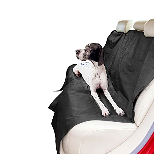 PawPride Luxury Dog Car Seat Cover Mat - Waterproof, Scratch Proof, Non Slip with Seat Anchors, Travel Car Accessory for your Puppy, Cat or Kids! Strong Protector and Machine Washable