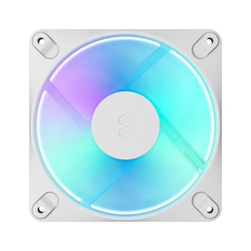 Image of Fractal Design Dynamic 3 12 Reverse RGB White 120mm PWM Fan