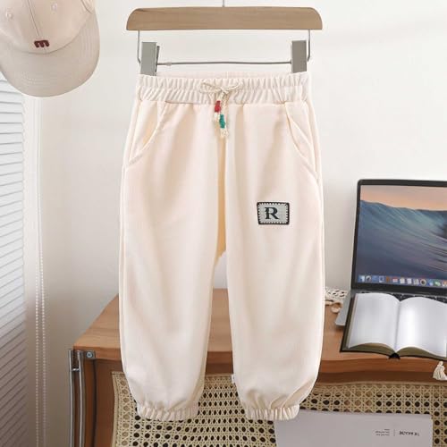 1‐10 Years Boys Girls Sweatpants Cute Causal Stretchy Athletic Pants with Pockets Loose Hip Hop Sweat Pants2