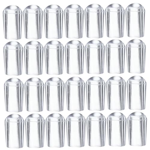 COSMEVIVI Hanger Hooks End Caps 100 Pcs Wire Thread Protectors Rack Tip Protectors End Cover for Hook Protective Caps for Hanger