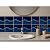 Tenedos Marble Blue Wavy Glossy Porcelain Pool Border Wall Tile – 6x12 Mesh-Mounted for Easy Installation – Ideal for Bathroom Wall, Shower, and Backsplash – Box of 10 Pieces