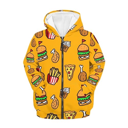 Hawapod Zip Up Hoodies For Boy Girls Youth Sweatshirt Long Sleeve Casual Outerwear