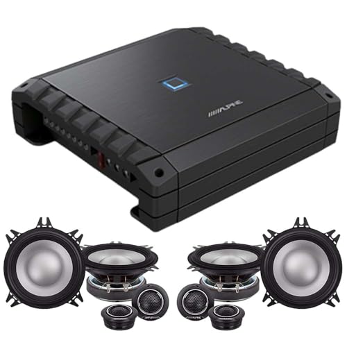 Alpine S2-A36F 4-Channel Amplifier w/ 2-Pack S2-S40C 4