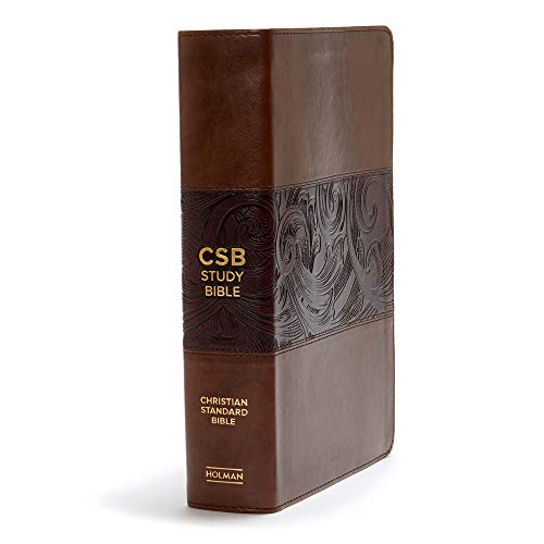 CSB Study Bible, Mahogany Leathertouch: Faithful and True