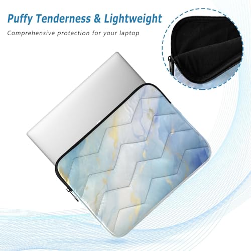 Funda para portátil azul marmolada 13-14 pulgadas miniatura 5
