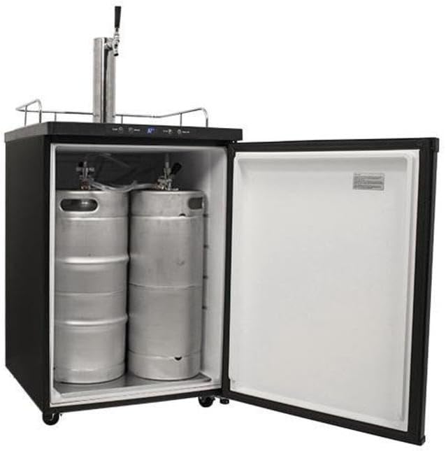 Miniatura 9 de EdgeStar KC3000 Kegerator de tamaño completo con pantalla digital - negro
