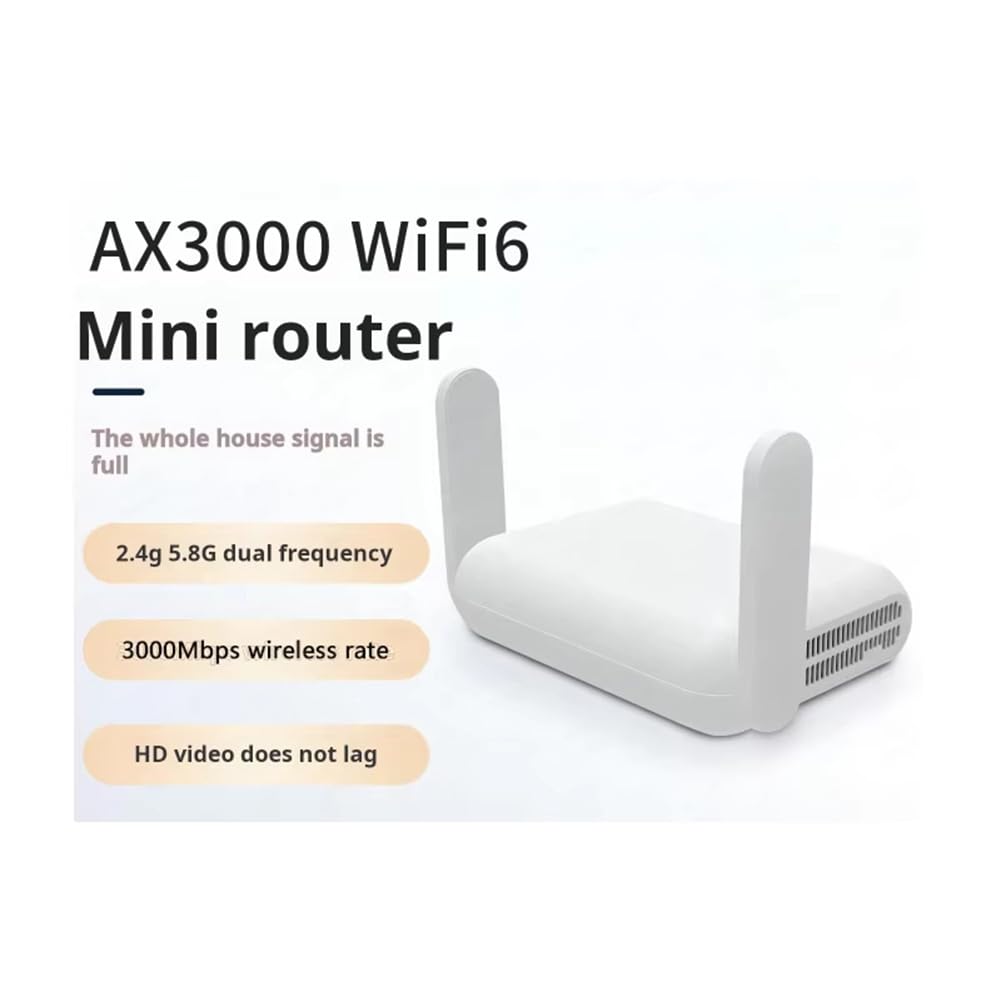 Router Wireless WiFi 6 AX3000 Dispositivo di Rete Domestica Portatile Ad Alta velocità Gigabit Dual Band Supporto Dati Universale