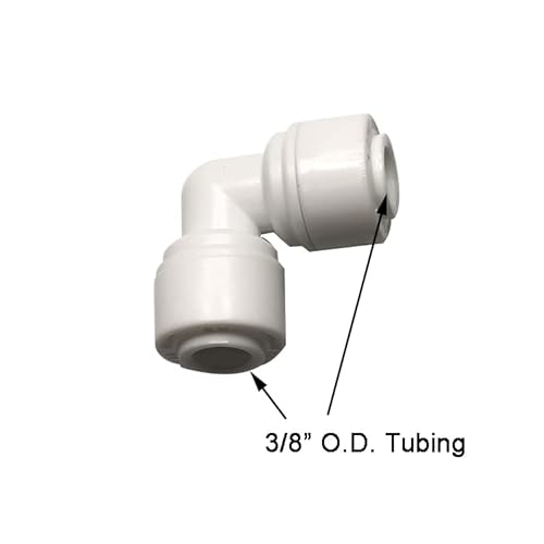 Malida 3/8Inch Tube To 3/8Inch Tube Push Fit Straight Quick Connect For Ro Water System (10, L-Tt-0303) #TOP1