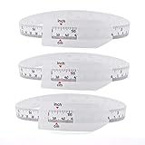 QIXIAMO 3PCS -Stretchable 60cm/24Inch Head Measuring Tape Baby Head Circumference Measure uler for Child Infants Accessories