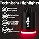 Shisha Air Turbo Starter, Shisha Elektrisches Anzieher Setup Booster, Wasserpfeifen Hookah Pumpe Kohle Anzündhilfe Luftgebläse Anblashilfe Anmachhilfe, Schneller Shisha Start in Sekunden