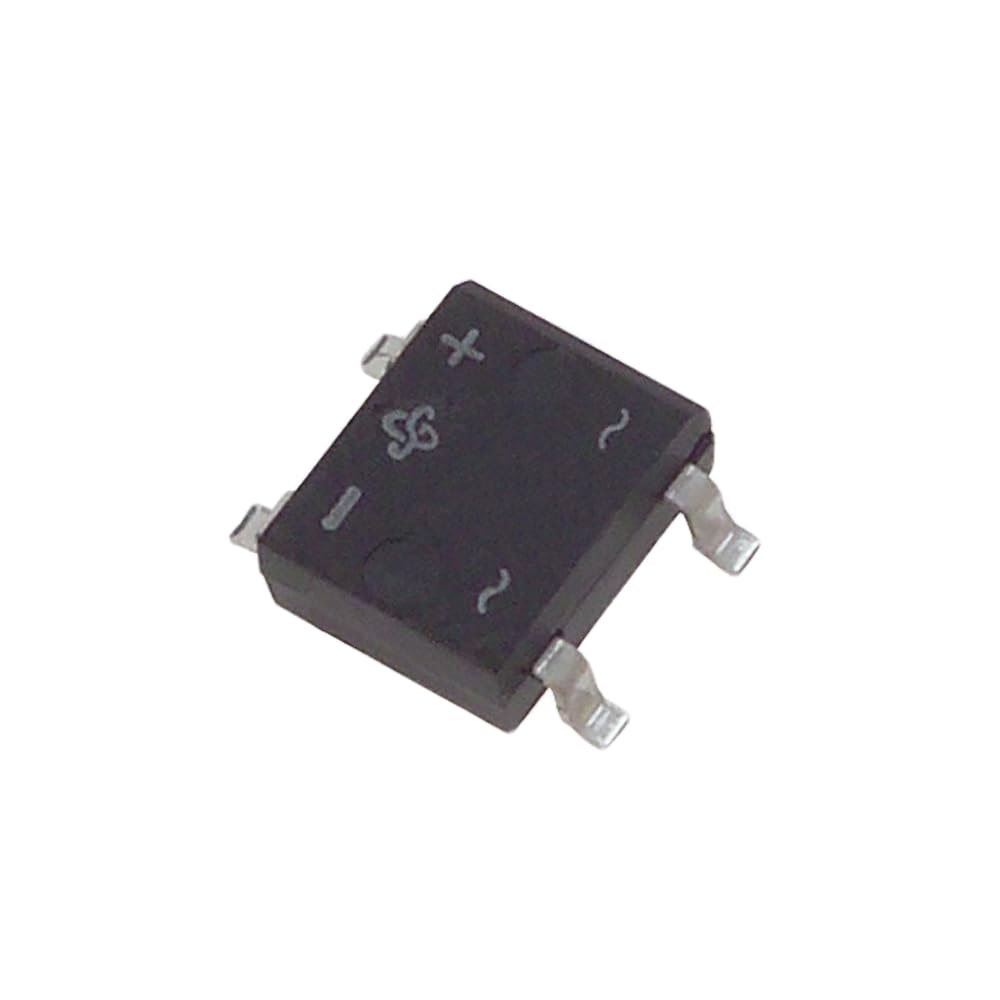 Pack of 10 DF06S/27 Bridge Rectifier Single Phase Standard 600V 1A Surface Mount DFS :RoHS, Cut Tape