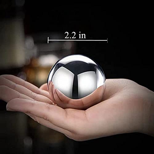 Set de 2 piedras de whisky reutilizables de acero inoxidable miniatura 5
