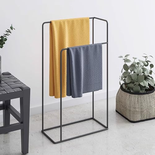 Étagère de salle de bain en fer structure dorée stable pour intérieur moderne - 3