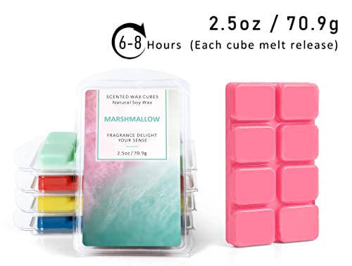 La Bellefée Wax Melts Wax Cubes, Scented Wax Melts, Candle Wax Melts For Warmer, Lemon Soda, Vanilla Ice-Cream, Chocolate, Marshmallow, Baby Powder, Rosemary Black Currant, Fruit #TOP4