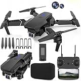 Drone with 4k Camera Foldable 1080P HD Drone with FPV Live Video, Smart Gestures Selfie, Altitude Hold, One Key Take Off/Landing, 3D Flips A2