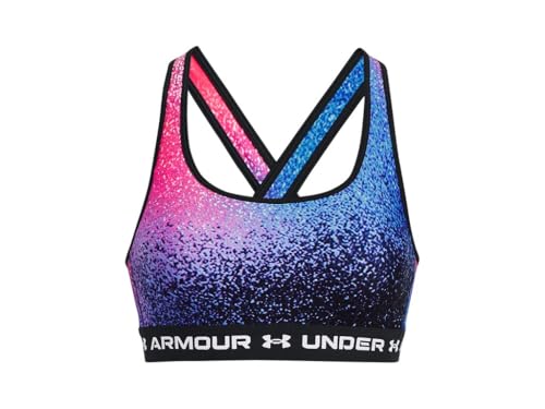 Image of Under Armour Crossback Mid Impact Heather Bra