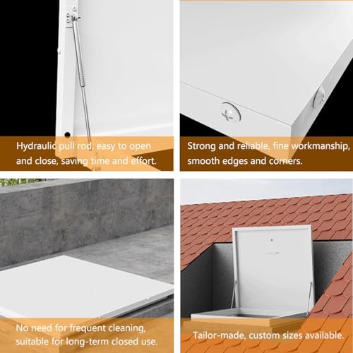 Tragaluz de techo personalizable para iluminar pasillos oscuros con ventilación eficiente 6