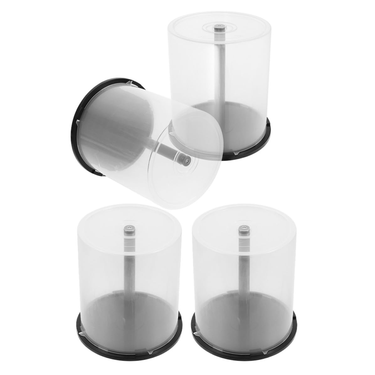 Organizador de CD de gran capacidad: Archivador de DVD impermeable y minimalista, juego de 4 piezas