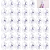 ylimhs Saugnapfhaken multifunktionaler selbstklebender Haken hochwertiger transparenter PVC-Saugnapf (35mm*40Stk/Pack)