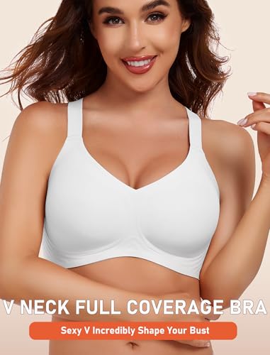 Image of Gailife Womens Wireless Push Up Bras for Women No Underwire Seamless Full Coverage Supportive T Shirt Everyday Bras