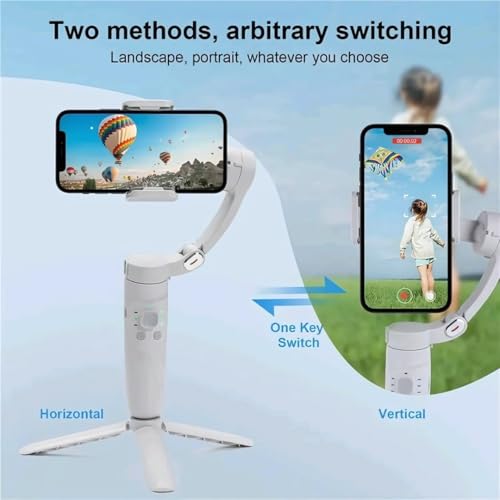 Image of M1 3-AXIS Merak One Original Gimbal | Advanced Gyroscope | Shake-Free Footage | Real Time Charging | Manunt Zooming, Time-Lapse, Honzontal & Portait Mode | Ideal for Vlogging & Travel