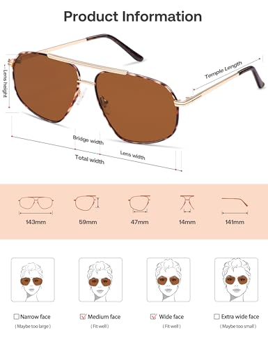 Image of SOJOS Retro Hexagon Aviator Sunglasses for Women Men Trendy Vintage UV400 Protection Shades SJ1200