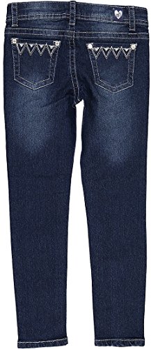 Image of ToBeInStyle Girl's Denim Easy Styling Classic Timeless Everyday Jeans Zip-Up Closure