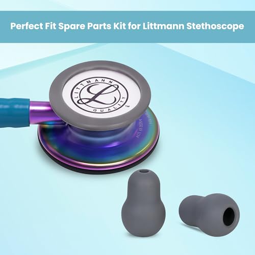 Image of Premium Quality Spares for Littmann Stethoscope Classic III and Cardiology IV, Grey
