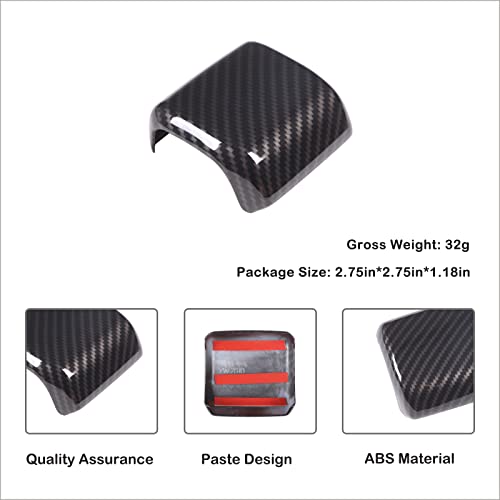 Aunginsy Car Gear Shifter Hand Brake Trim Cover Compatible with Toyota Tundra 2022+, Sequoia 2023+ & Tacoma 2024+, ABS Automatic Center Console Gear Shift Head Knob Scratch Protector Cover Accessories