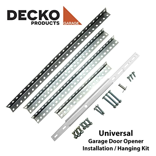 Decko 24999 Universal Garage Door Opener Hanging/Installation Kit Gray by Decko - Image 2