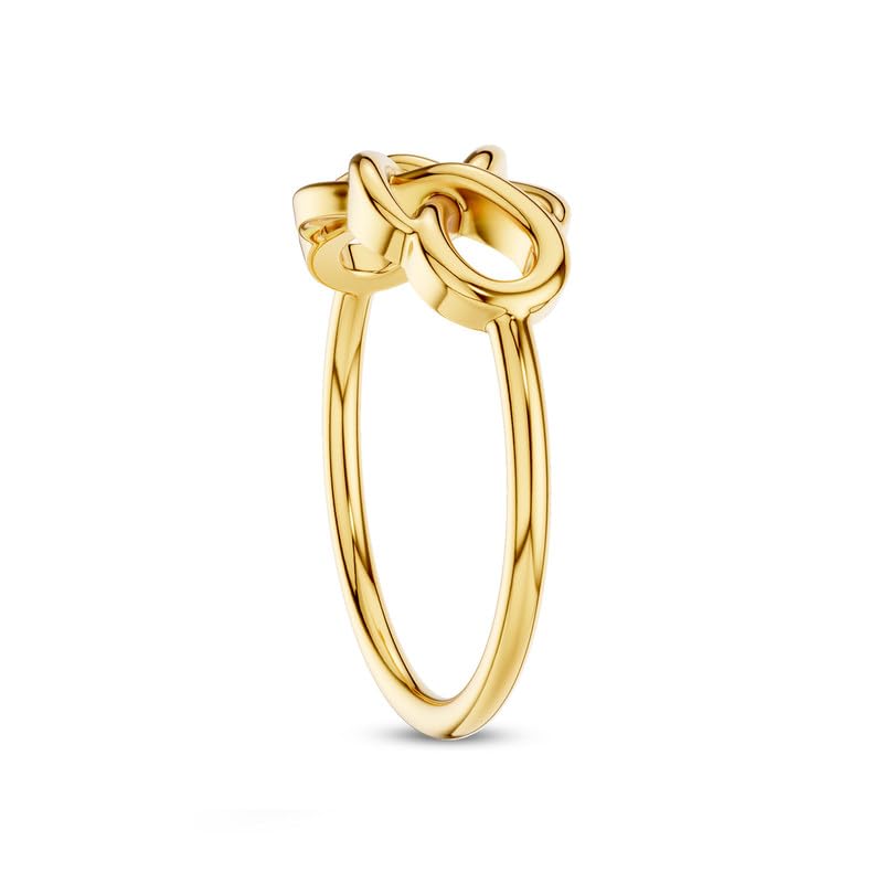 Image of KISNA 9KT / 14KT / 18KT Infinora Yellow Gold Ring For Women | S14