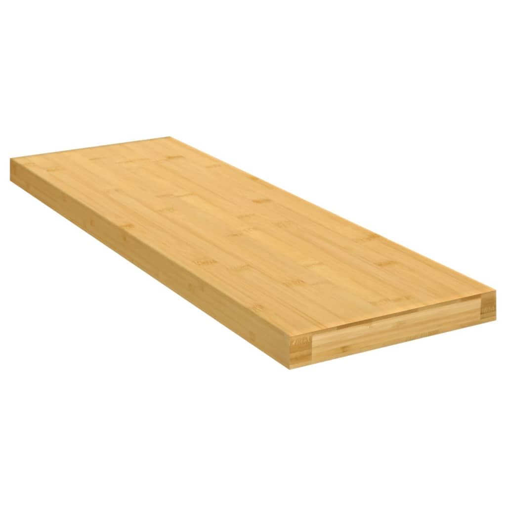 Support rangement en bambou durable meuble mural d'exception 60cm