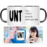 Pure Compression Funny Coffee Mug 11oz - Funny Unt Mugs - Fun Cunt Coffee Tea Cup - Prank Gag Gift for Christmas