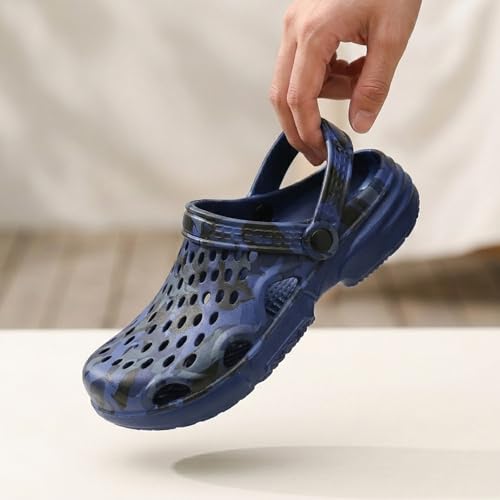Image of FLIOZY Men's Garden Clogs Shoes Non Slip Shower Slippers Summer Outdoor Beach Sandals