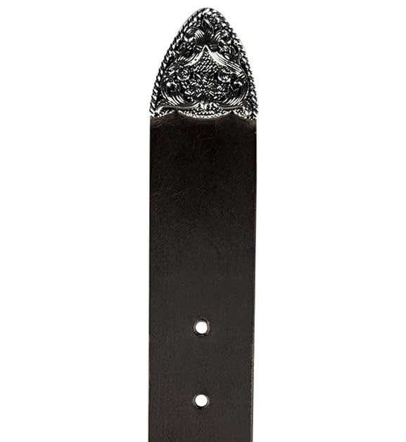 Zelikovitz Brown Buffalo Western Belt - 1.5" (56" (For 54" Waist))4
